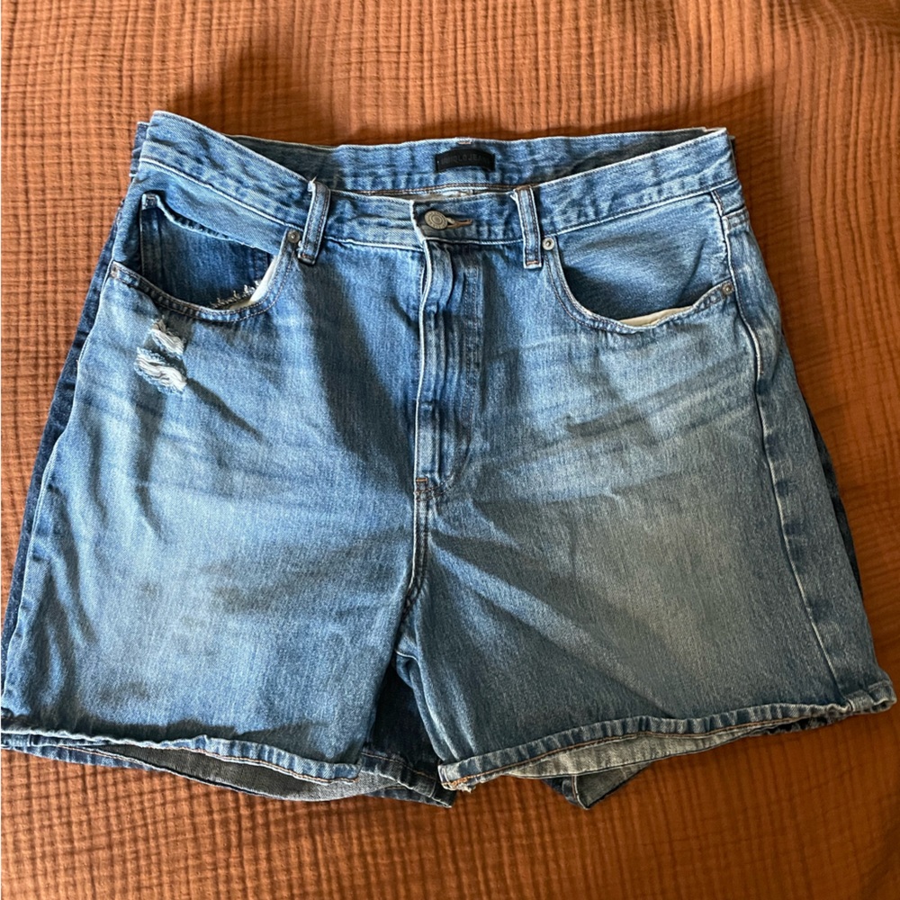 Uniqlo Distressed Denim Shorts